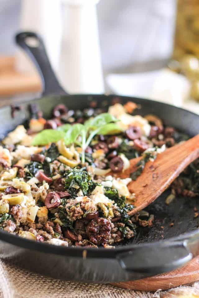 Ground Beef Healthy
 Greek Style Ground Beef Skillet