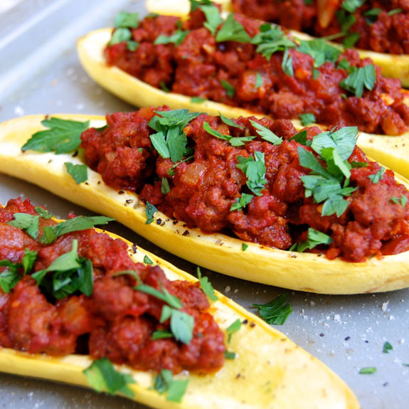 Ground Beef Summer Recipe
 stuffed summer squash ground beef