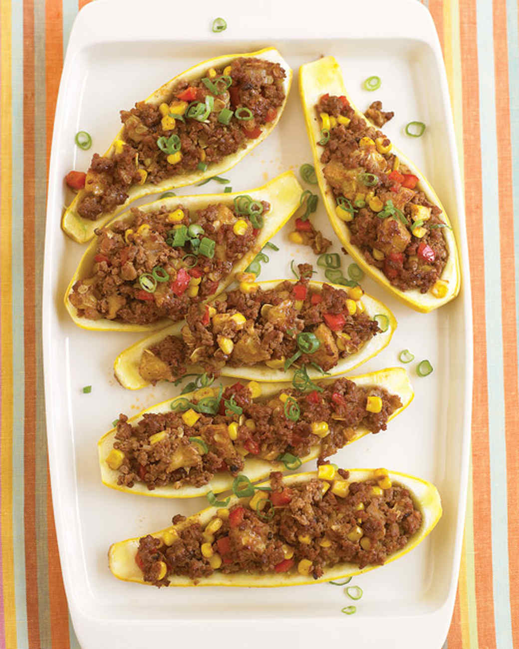 Ground Beef Summer Recipe
 stuffed summer squash ground beef