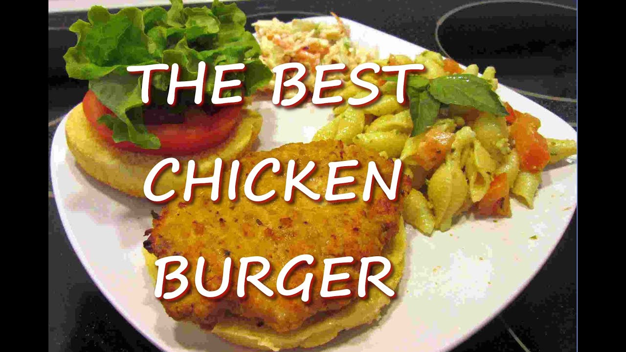 Ground Chicken Recipes Healthy
 Healthy Ground CHICKEN BURGER Recipe THE BEST Chicken