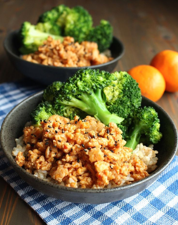Ground Chicken Recipes Healthy
 17 Best ideas about Chicken Rice Bowls on Pinterest