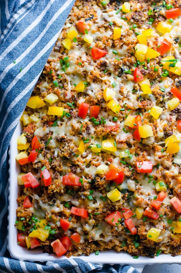 Ground Turkey Casserole Healthy
 Ground Turkey Quinoa Casserole iFOODreal Healthy