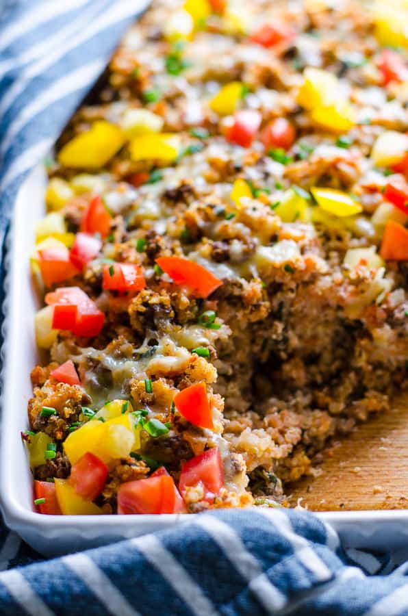 Ground Turkey Casserole Healthy
 Ground Turkey Quinoa Casserole iFOODreal Healthy