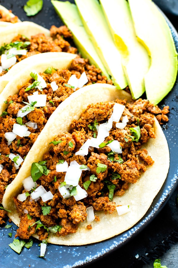 Ground Turkey Tacos Healthy
 Ground Turkey Tacos with Soft Corn Tortillas Gluten Free