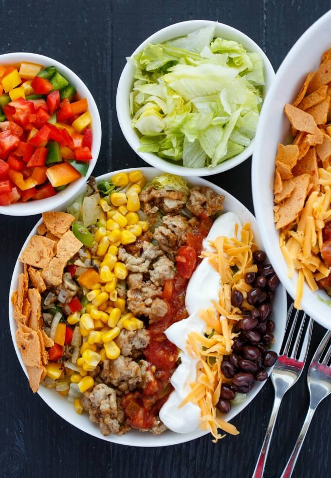 Ground Turkey Tacos Healthy top 20 Ground Turkey Taco Salad the Cookie Writer