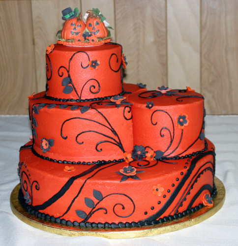 Halloween Themed Wedding Cakes
 124 Halloween Themed Wedding Cake