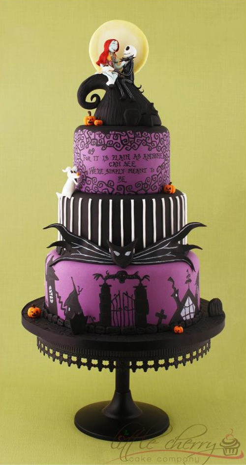 Halloween Wedding Cakes
 40 Original Halloween Wedding Cakes Weddingomania