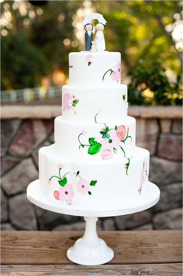 Hand Painted Wedding Cakes
 22 Hand Painted Wedding Cakes That Will Inspire You