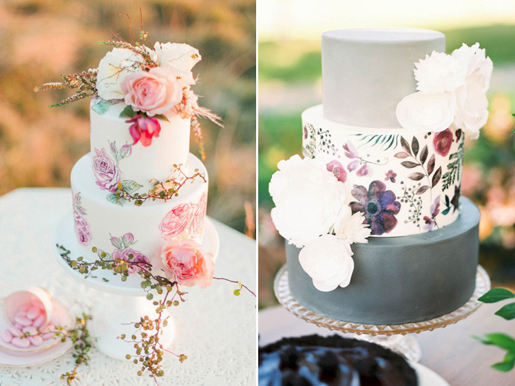 Hand Painted Wedding Cakes
 10 Amazing Hand painted Wedding Cakes Glitzy Secrets