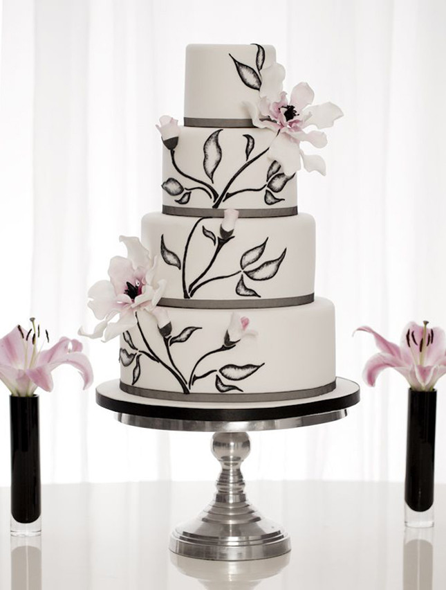 Hand Painted Wedding Cakes
 Wedding Trends Hand Painted Cakes Belle The Magazine