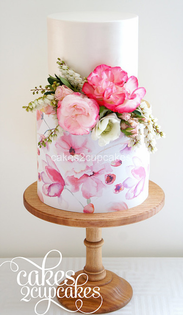 Hand Painted Wedding Cakes
 Best Wedding Cakes of 2016 Belle The Magazine