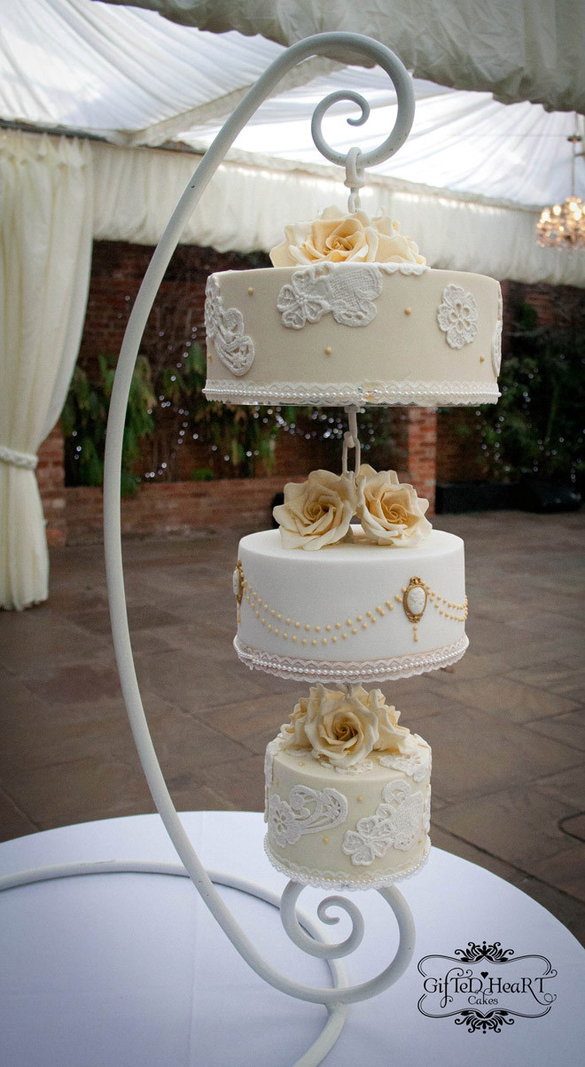 Hanging Wedding Cakes
 Quirky Weddings