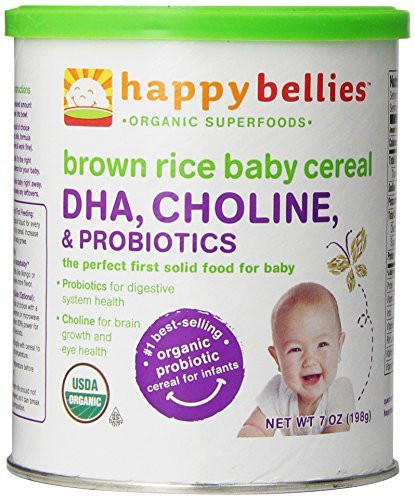 Happy Bellies Organic Brown Rice Cereal
 Real en la gua de pras para la familia página 6