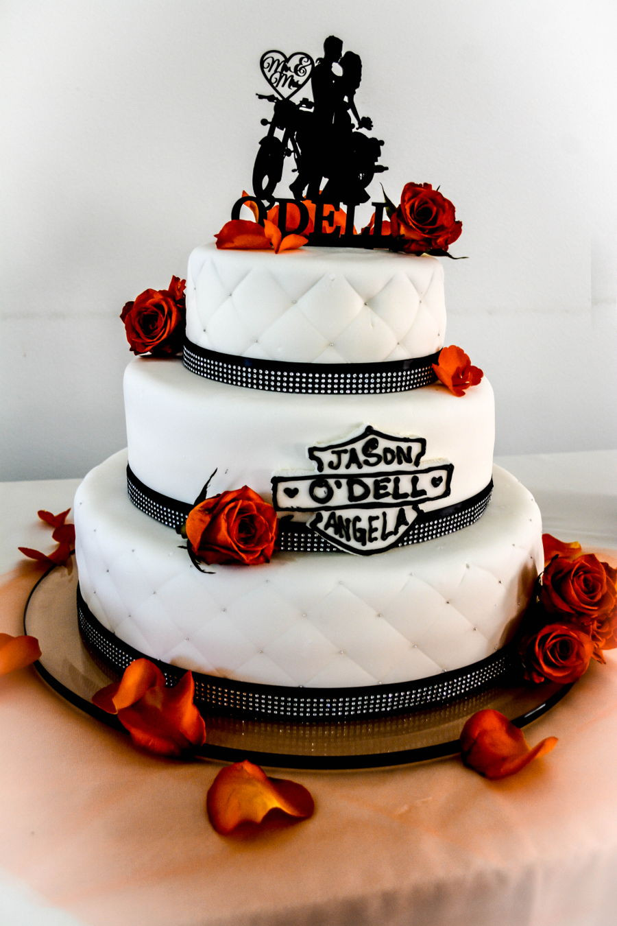 Harley Davidson Cake Toppers Wedding Cakes
 Harley Davidson Wedding Cake CakeCentral