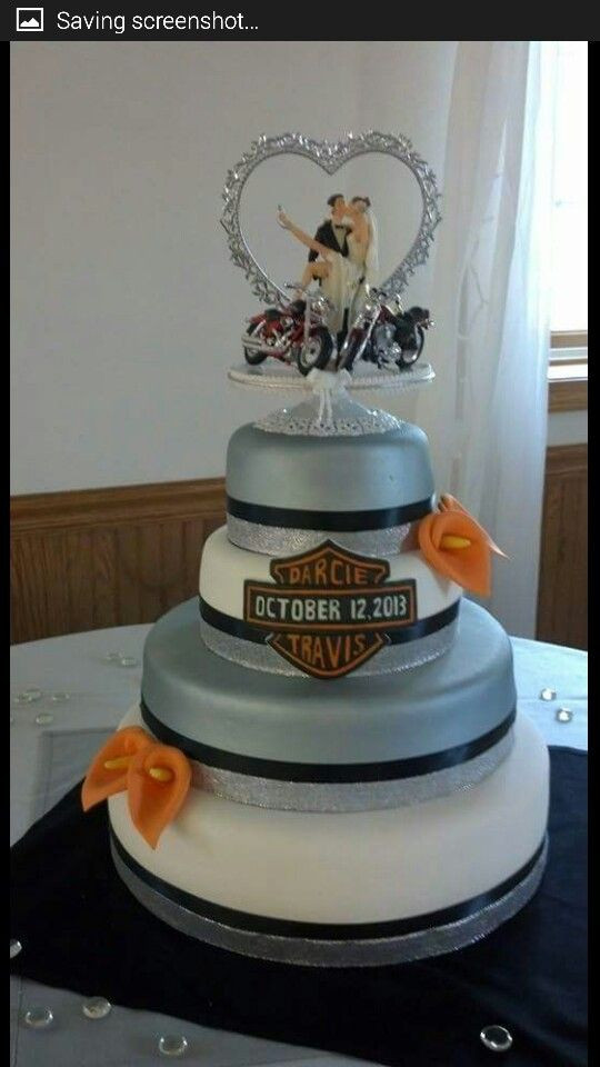 Harley Wedding Cakes
 Harley Davidson wedding cake Cakes I ve done