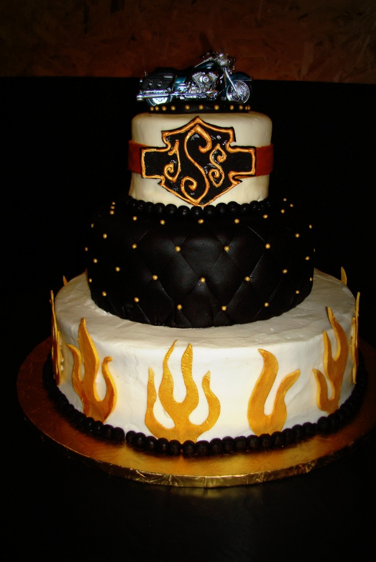 Harley Wedding Cakes
 17 Best images about Harley wedding cakes on Pinterest