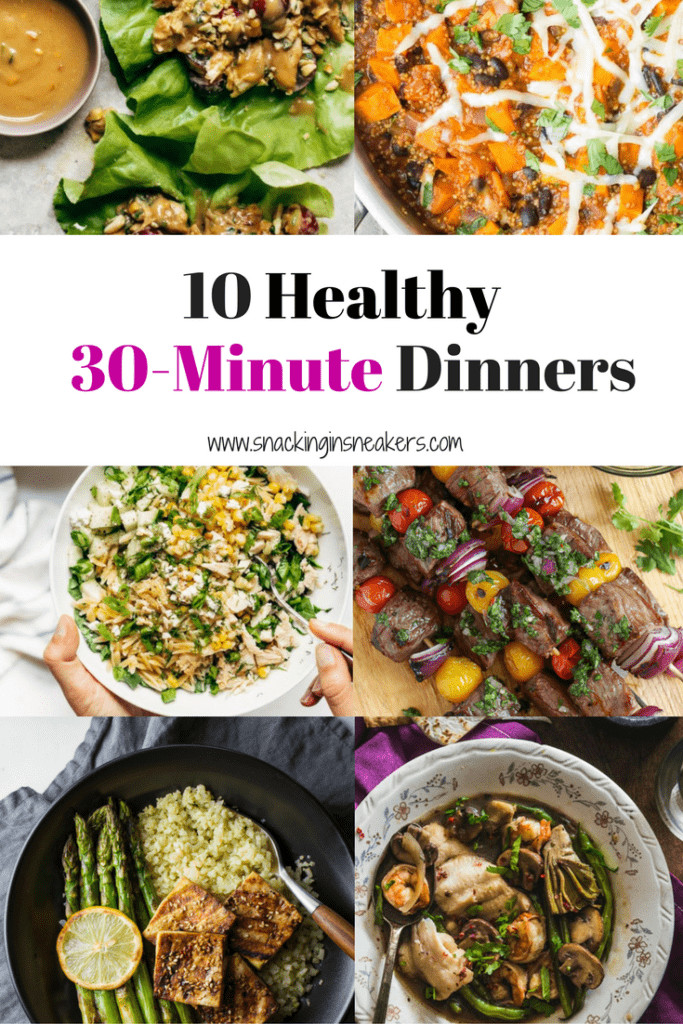 Healthy 30 Minute Dinners
 Food Archives Snacking in Sneakers