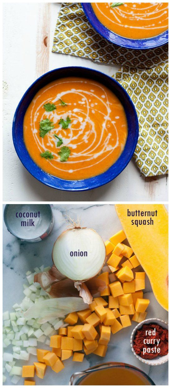 Healthy 5 Ingredient Slow Cooker Recipes
 Slow Cooker 5 Ingre nt Thai Butternut Squash Soup from