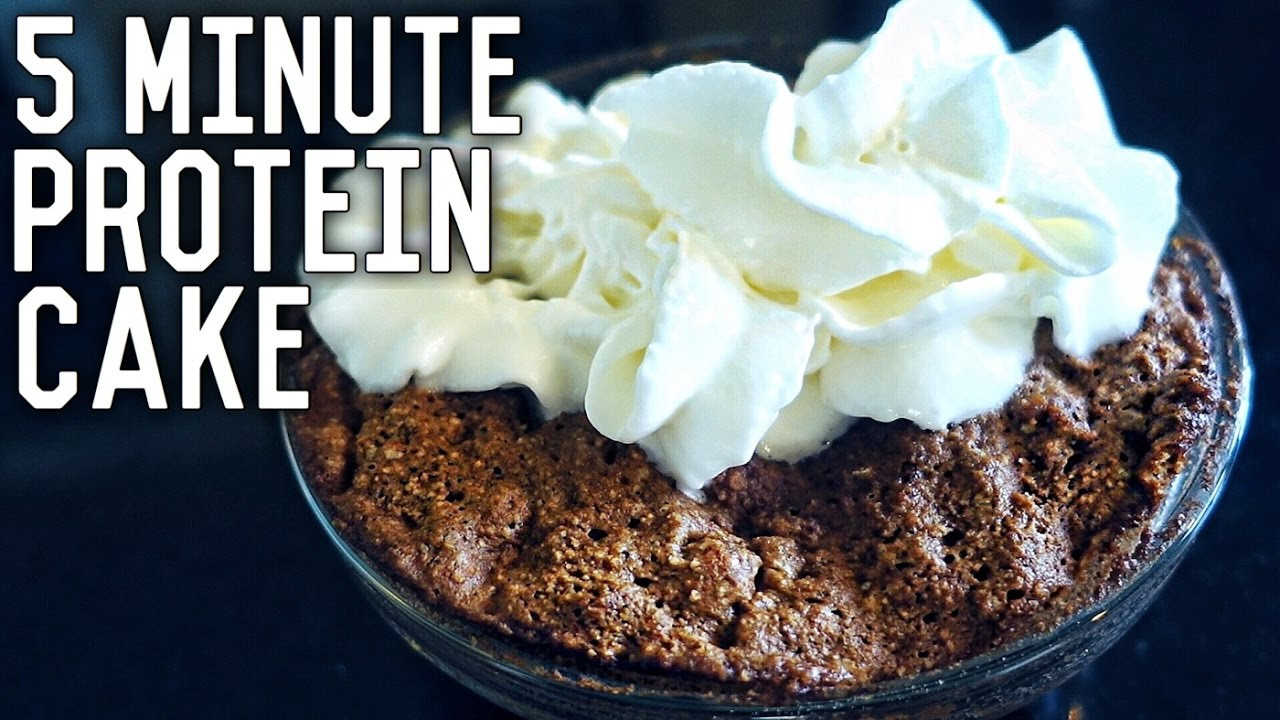 Healthy 5 Minute Desserts
 5 Minute Protein Cake