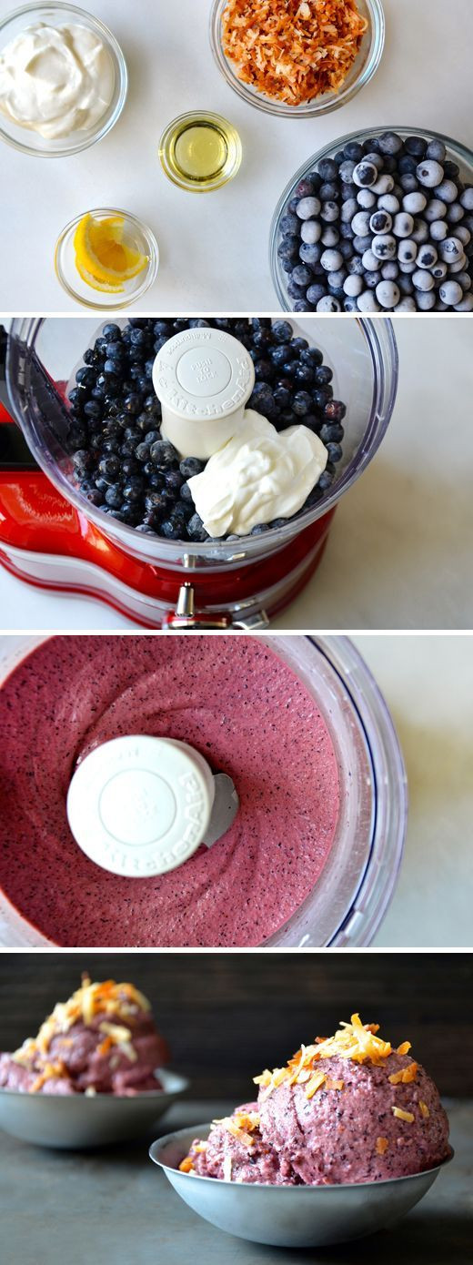 Healthy 5 Minute Desserts
 5 Minute Healthy Blueberry Frozen Yogurt healthy yogurt