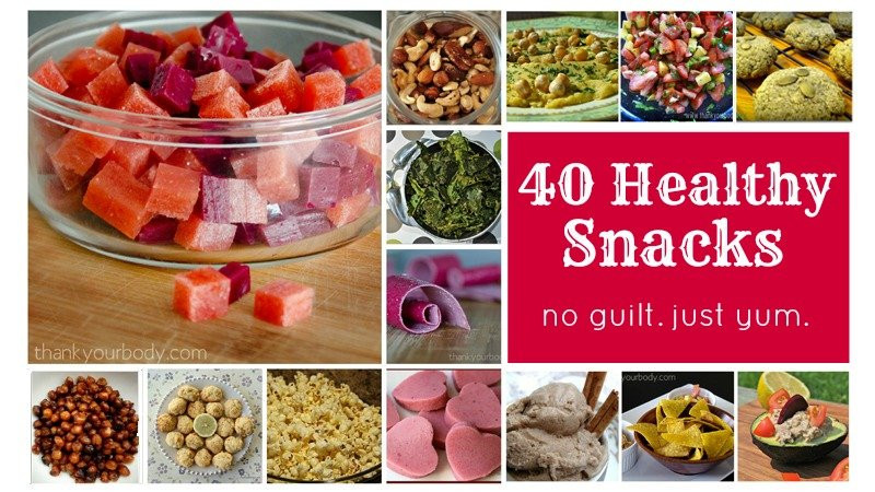 Healthy Adult Snacks
 40 Healthy Snacks Eat up guilt free