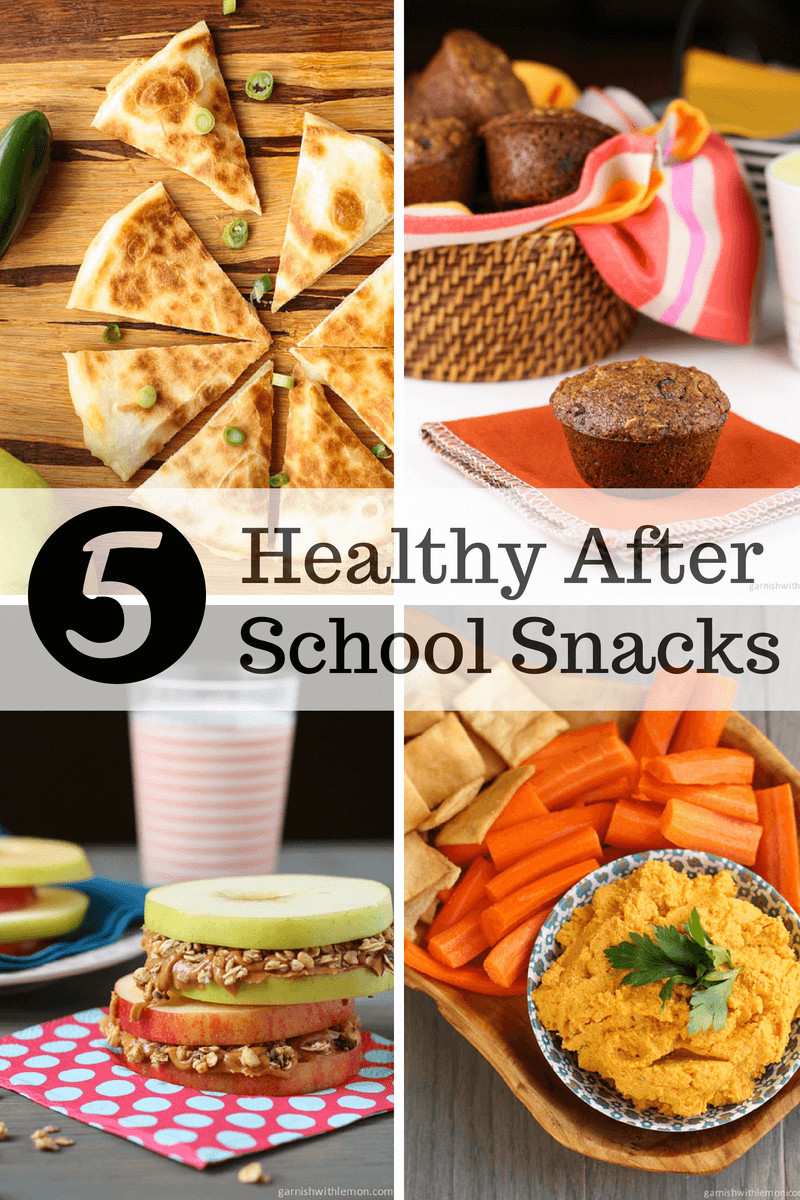 Healthy After Dinner Snacks
 5 Healthy After School Snacks Garnish with Lemon