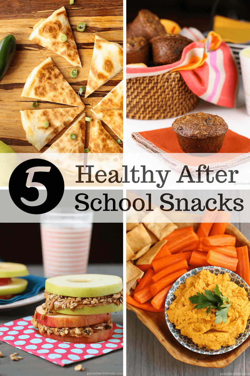 Healthy After School Snacks
 5 Healthy After School Snacks Garnish with Lemon
