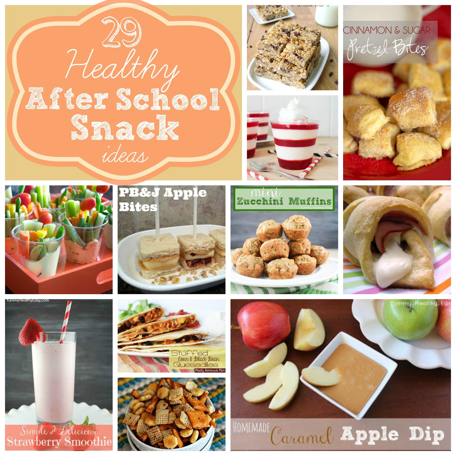 Healthy Afterschool Snacks
 29 Healthy After School Snack Ideas Yummy Healthy Easy