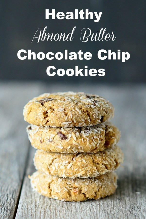 Healthy Almond Butter Cookies
 Healthy Almond Butter Chocolate Chip Cookies