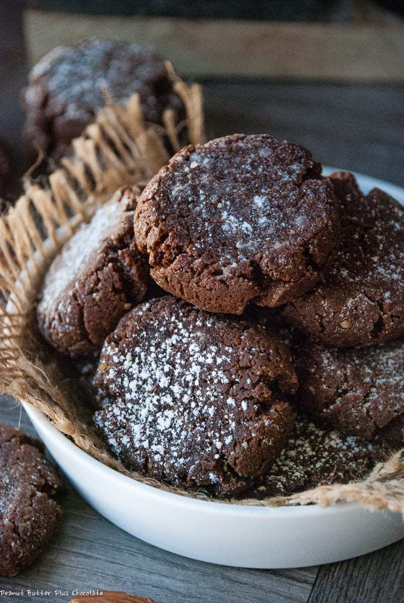 Healthy Almond Butter Cookies
 Healthy Chocolate Almond Butter Crinkle Cookies — Peanut