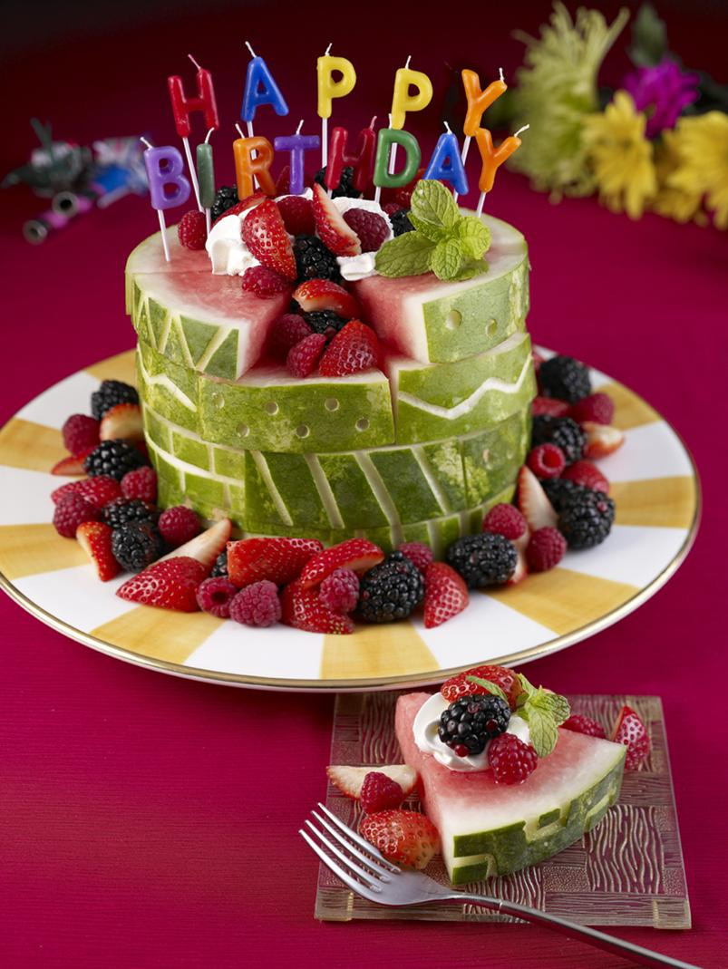 Healthy Alternatives To Birthday Cake
 It s Written on the Wall WATERMELON A Teapot Birthday