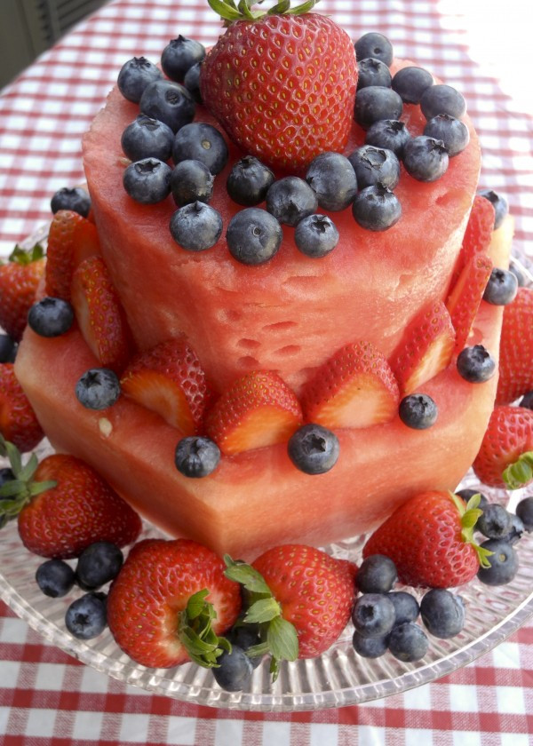 Healthy Alternatives To Birthday Cake
 Watermelon Birthday Cake – Pepper Scraps