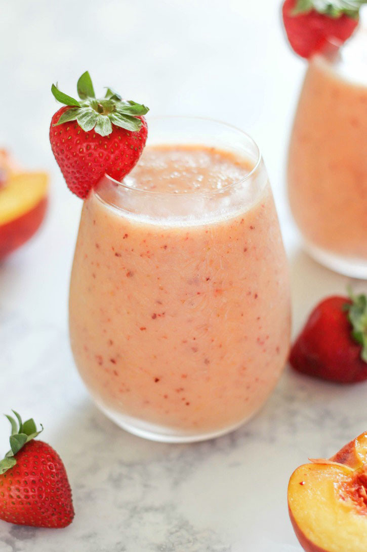 Healthy And Delicious Smoothies
 Strawberry Peach Smoothie