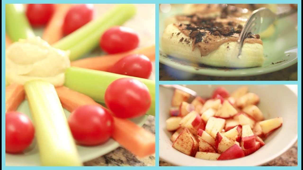 Healthy And Easy Snacks
 Healthy Snacks for After School ♡ Quick and Easy