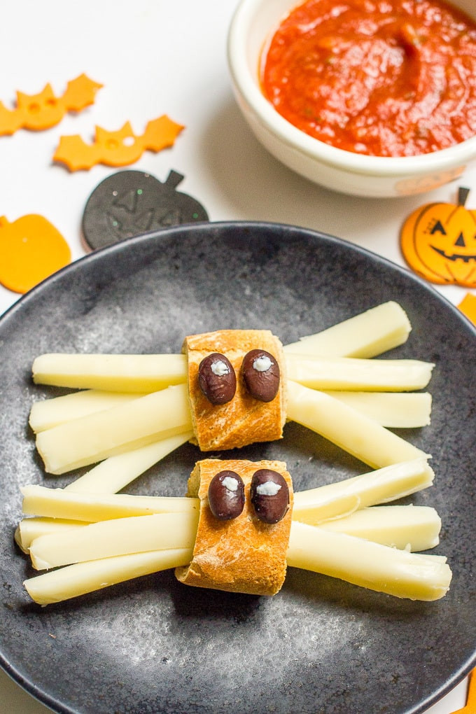 Healthy And Easy Snacks
 Healthy Halloween spider snacks Family Food on the Table