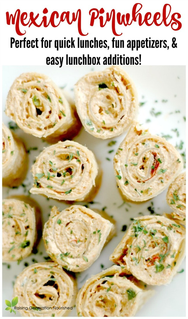 Healthy Appetizers For Kids
 Mexican Pinwheels Perfect for Quick Lunches Fun