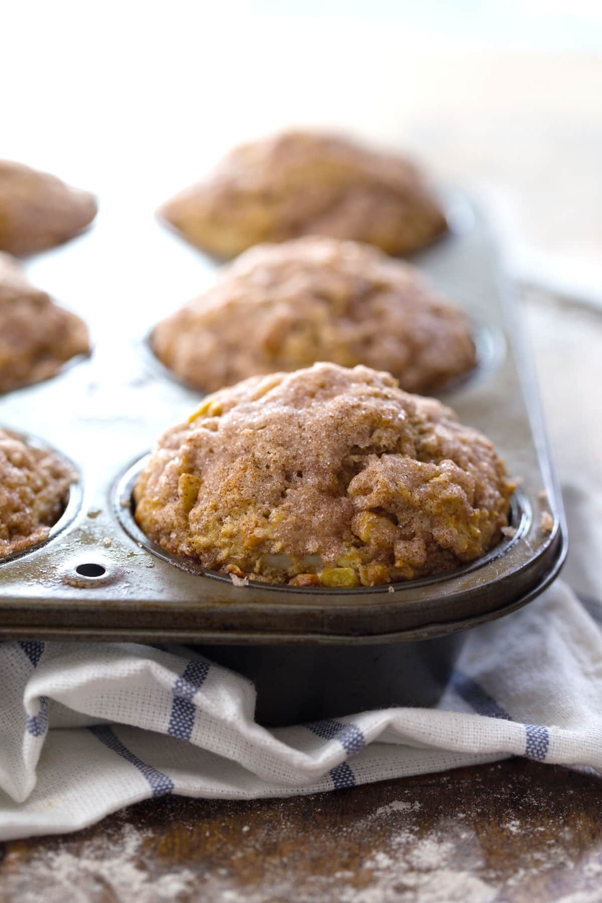 Healthy Apple Breakfast Recipes
 Healthy Cinnamon Sugar Apple Muffins Recipe Pinch of Yum