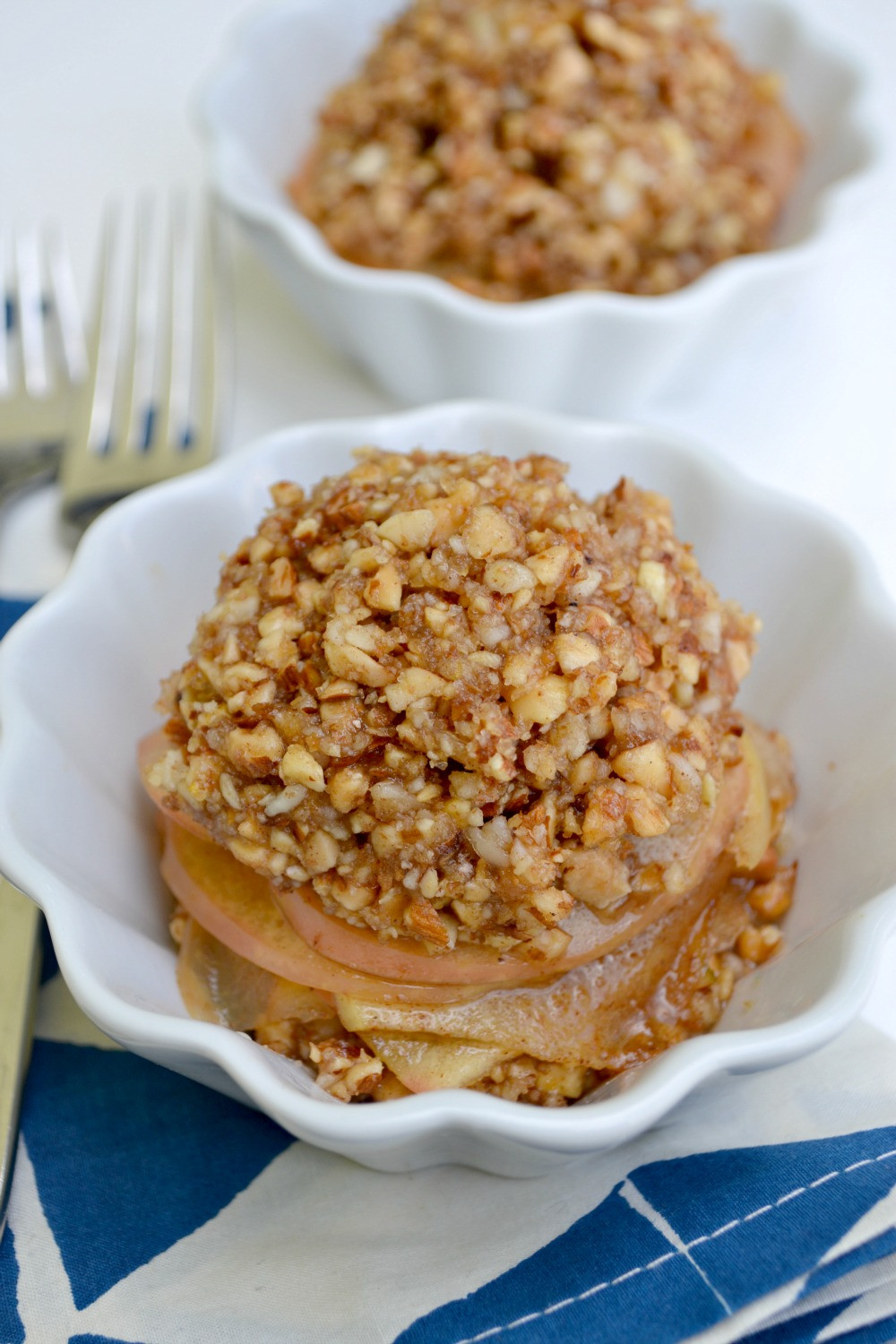 Healthy Apple Cobbler
 No Bake Apple Cobbler Fork and Beans