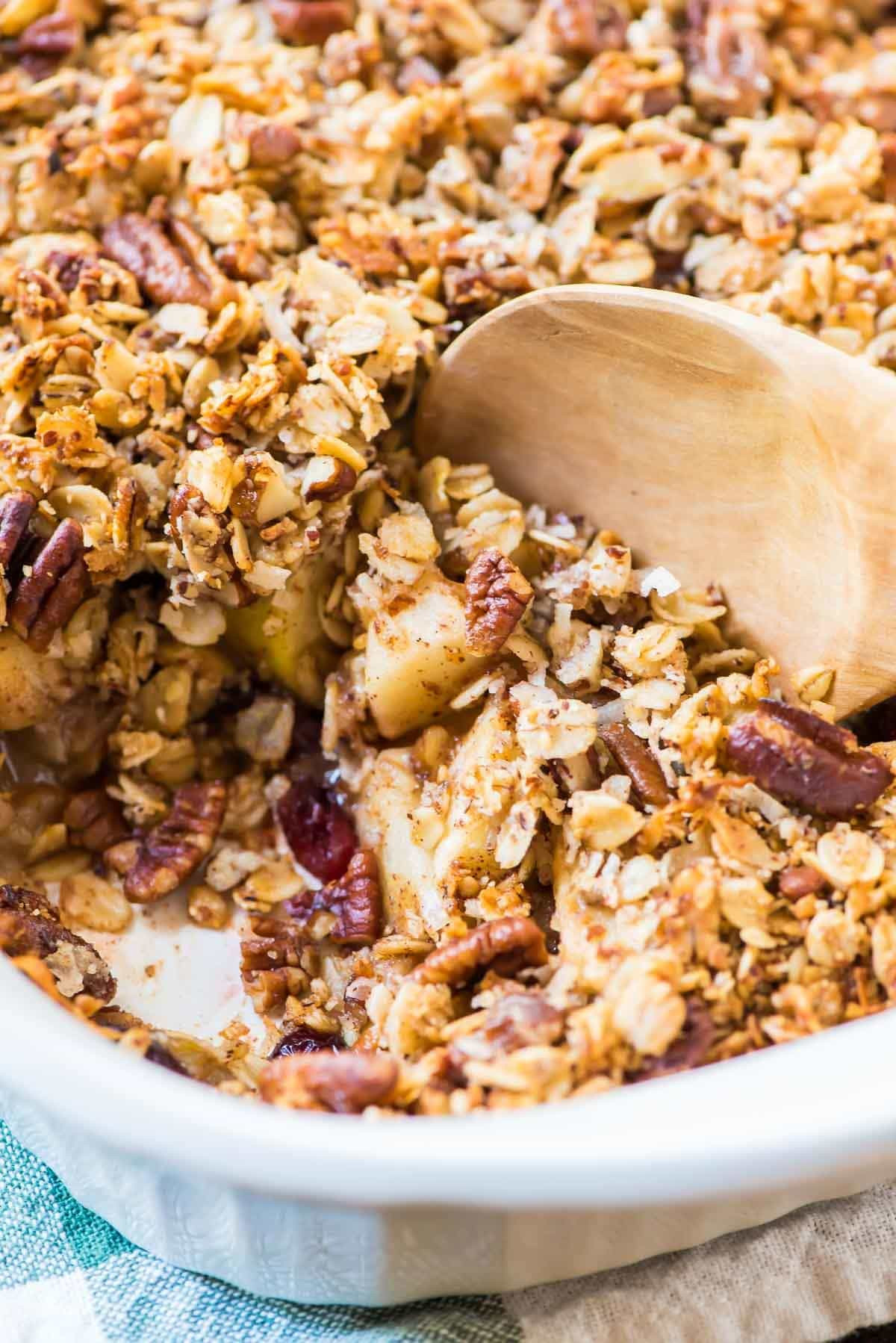 Healthy Apple Cobbler
 Vegan Apple Crisp