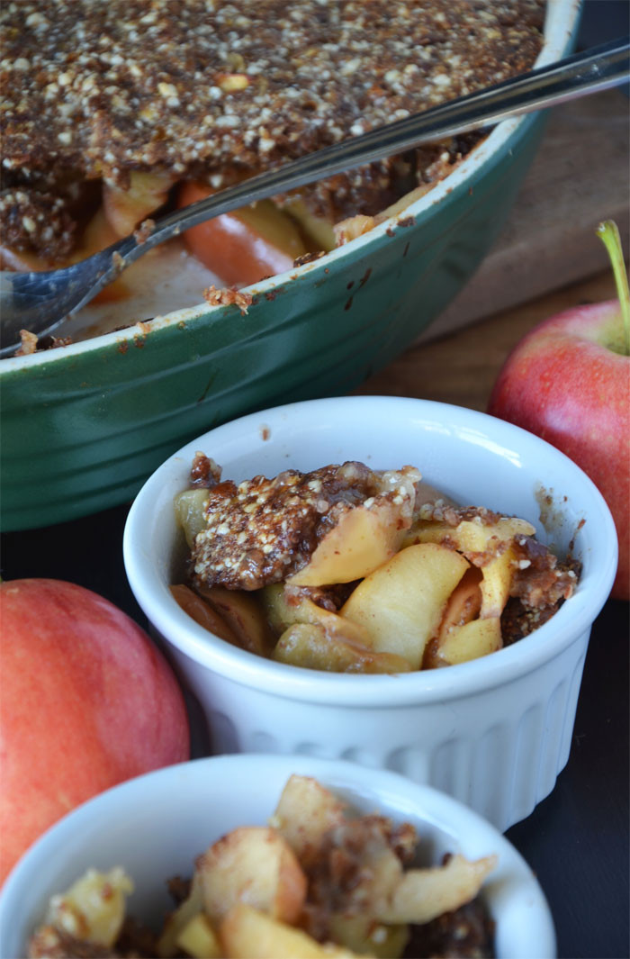 Healthy Apple Cobbler
 Vegan and Grain Free Healthy Apple Crisp