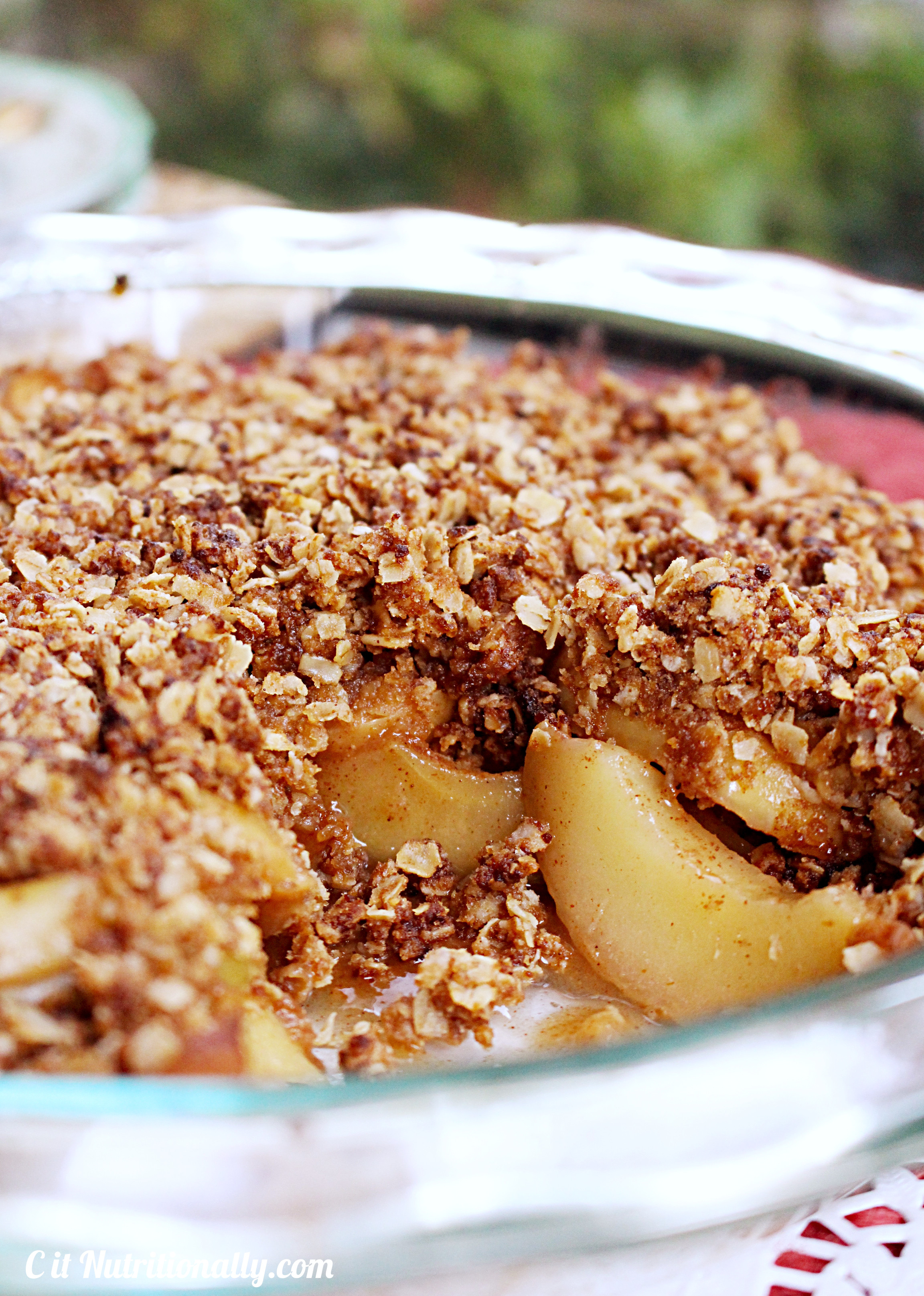 Healthy Apple Cobbler
 Healthy Apple Crisp C it Nutritionally