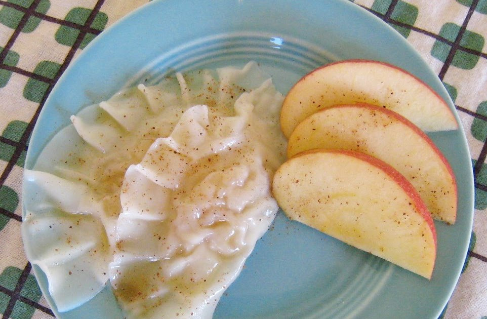 Healthy Apple Dumplings
 Adhi Potoba Healthy Apple Dumpling