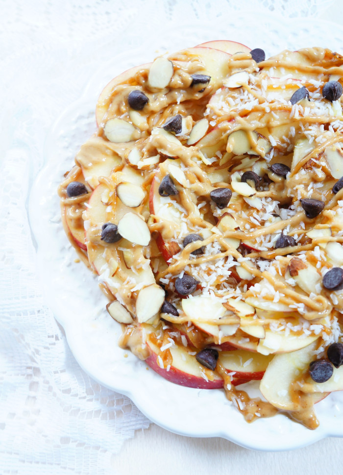 Healthy Apple Nachos
 Haute & Healthy Living Apple Nachos