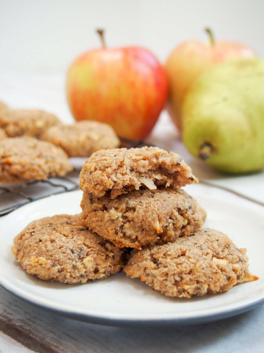 Healthy Apple Oatmeal Cookies
 Healthy apple oatmeal cookies GF vegan Caroline s Cooking