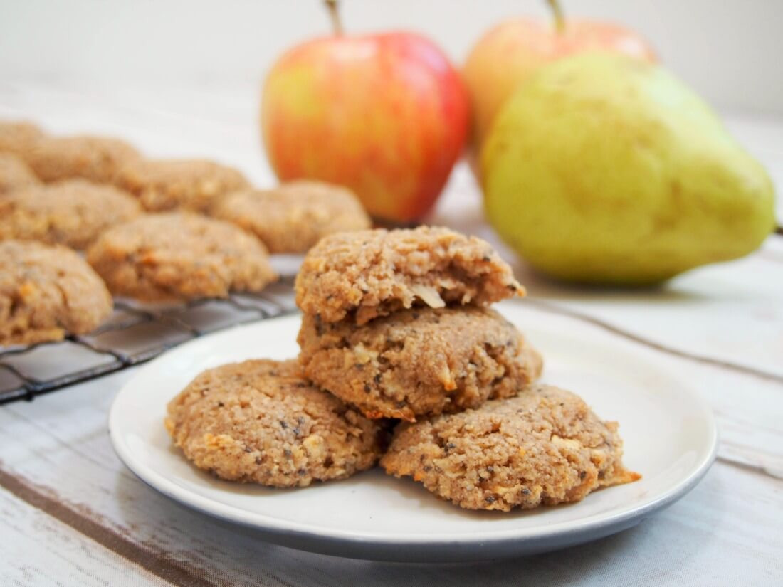 Healthy Apple Oatmeal Cookies
 Healthy apple oatmeal cookies GF vegan Caroline s Cooking