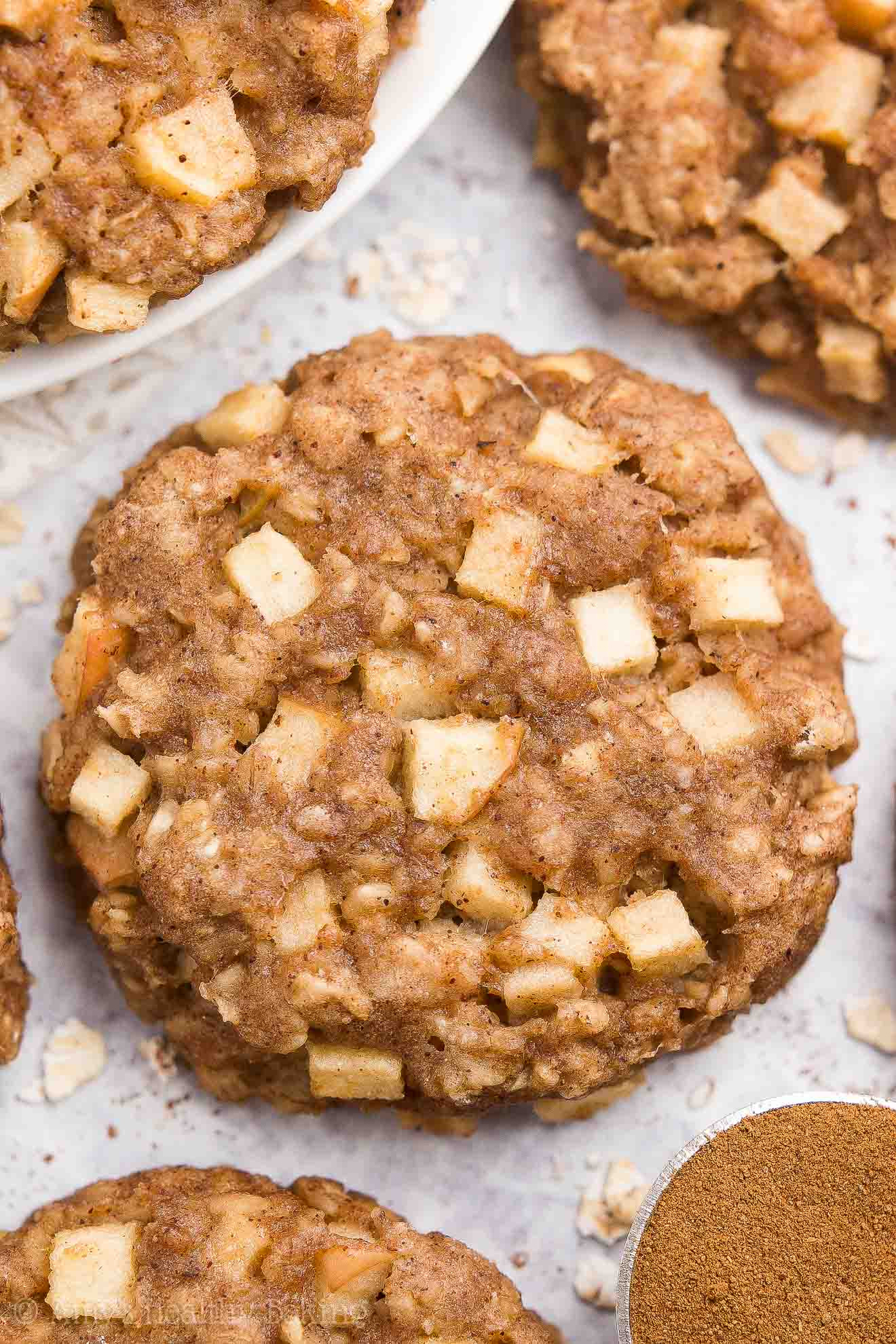 Healthy Apple Oatmeal Cookies
 Healthy Apple Pie Oatmeal Breakfast Cookies