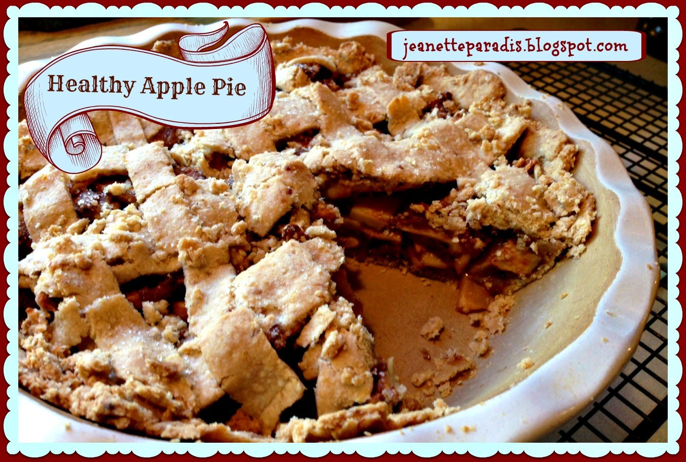 Healthy Apple Pie
 Kitchen Window Healthy Apple Pie