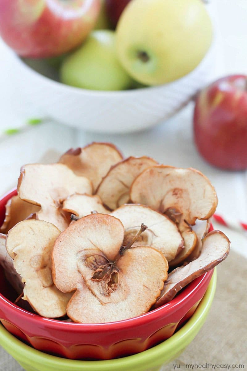 Healthy Apple Snacks
 Homemade Apple Chips Yummy Healthy Easy