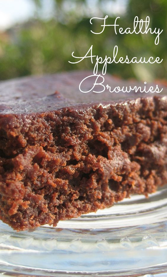 Healthy Applesauce Brownies
 Healthy Brownie Recipe Applesauce Brownies
