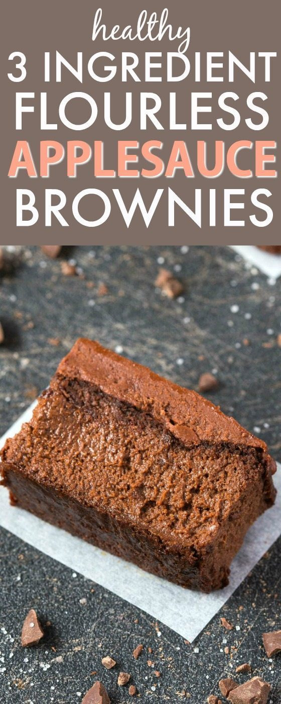 Healthy Applesauce Brownies
 20 Healthy Recipes Using Applesauce Paleo Vegan Gluten